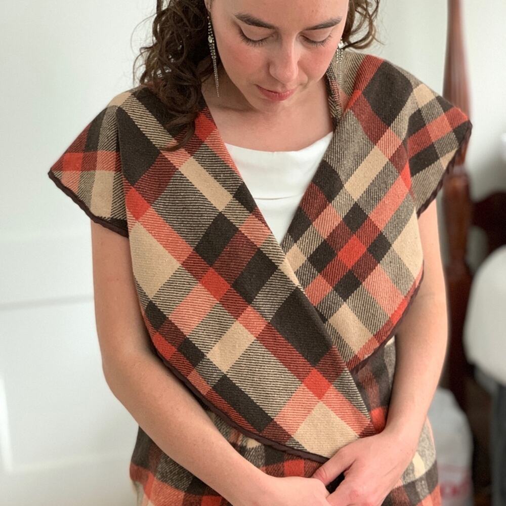 PatPat Plaid Vest, Size S